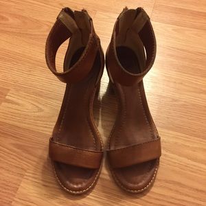 FRYE Leather Heeled Sandals